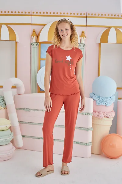 15848  Baskılı Pijama Takımı
