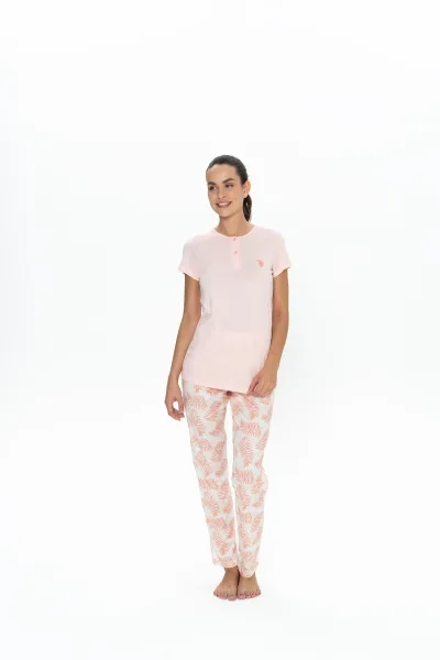 Kadın Somon Pijama Takım – 20088