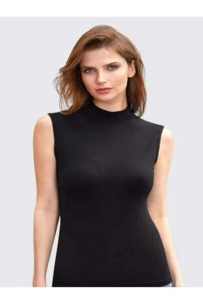 Boğazlı body %100 Pamuk/Elastan SİYAH ve BEYAZ 2 ‘li paket
