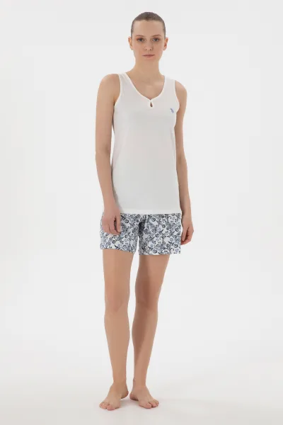 Kadın Ekru Pijama Takımı 50312913-VR019